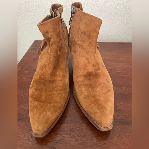 Sam Edelman Suede Ankle Boot Size 7.5 - Picture 3 of 6